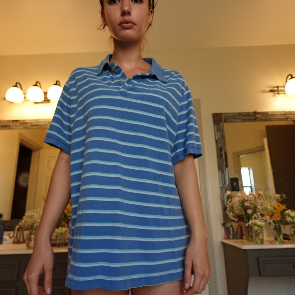 Oversize Polo Shirt, Probably Stole From My Dad's Closet At Some Point